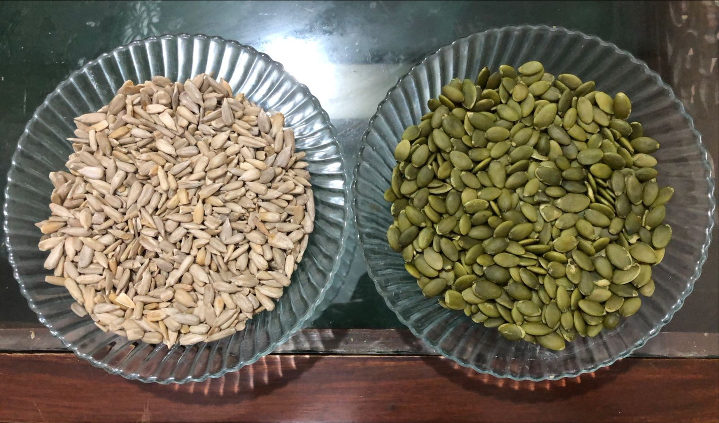 Pumpkin Seeds + Sunflower Seeds